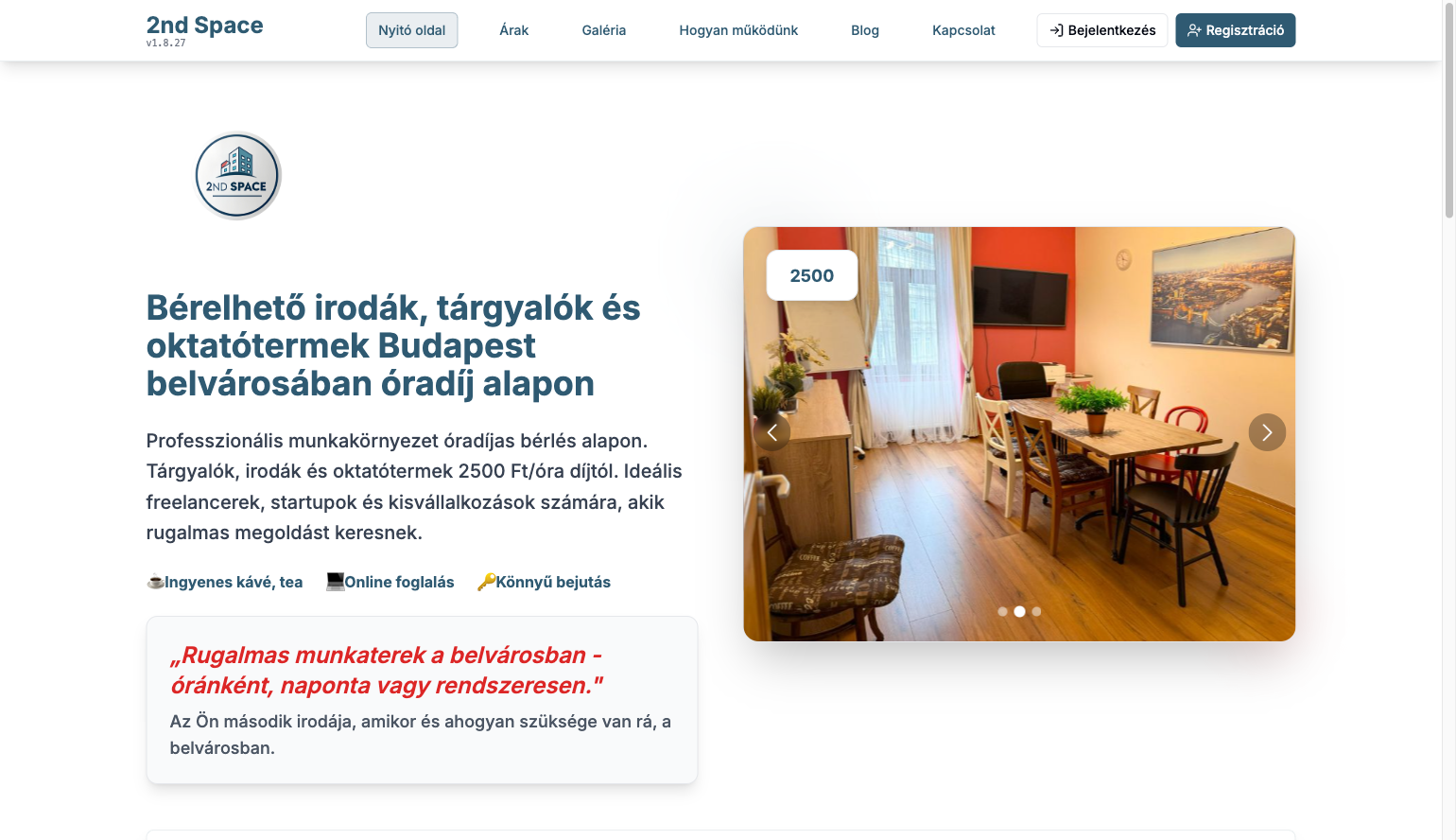 Coworking Space Booking Portal